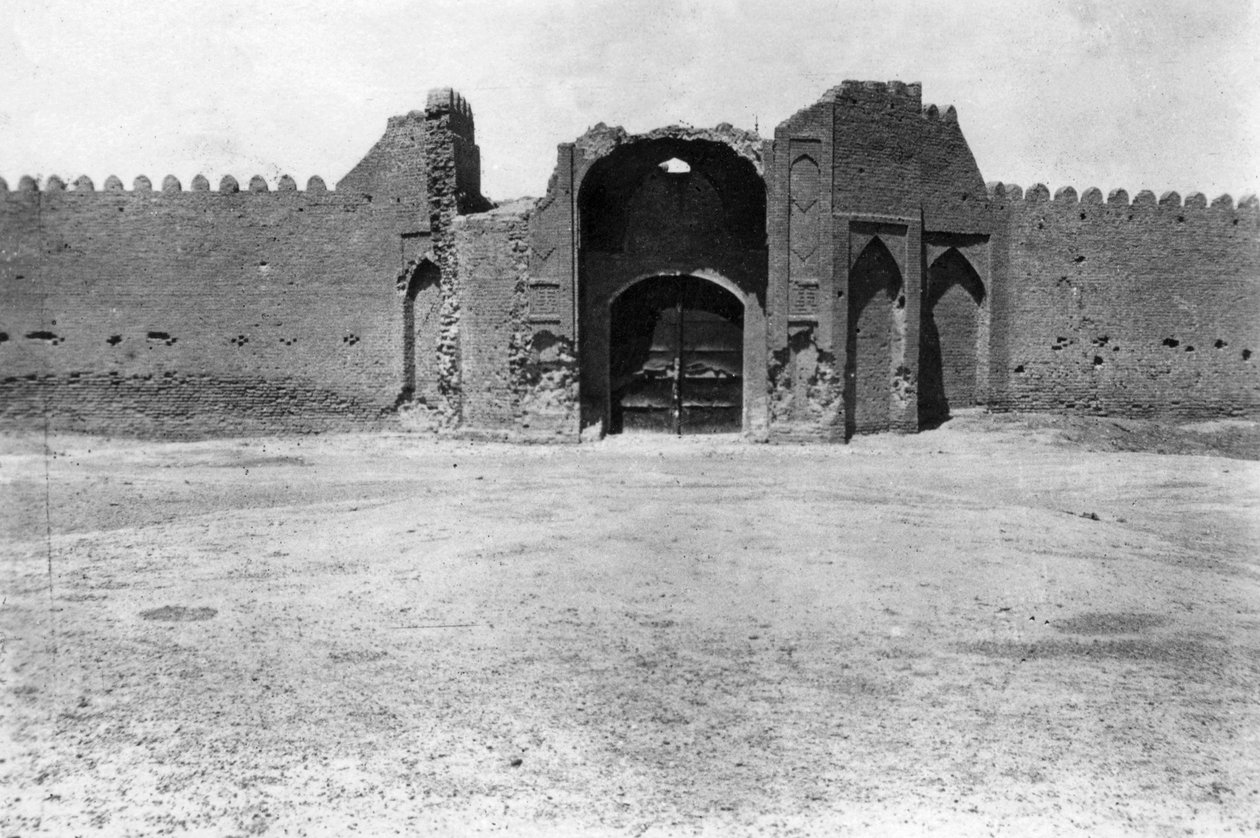 Portão da cidade, Samarra, Mesopotâmia, 1918 de Unbekannt