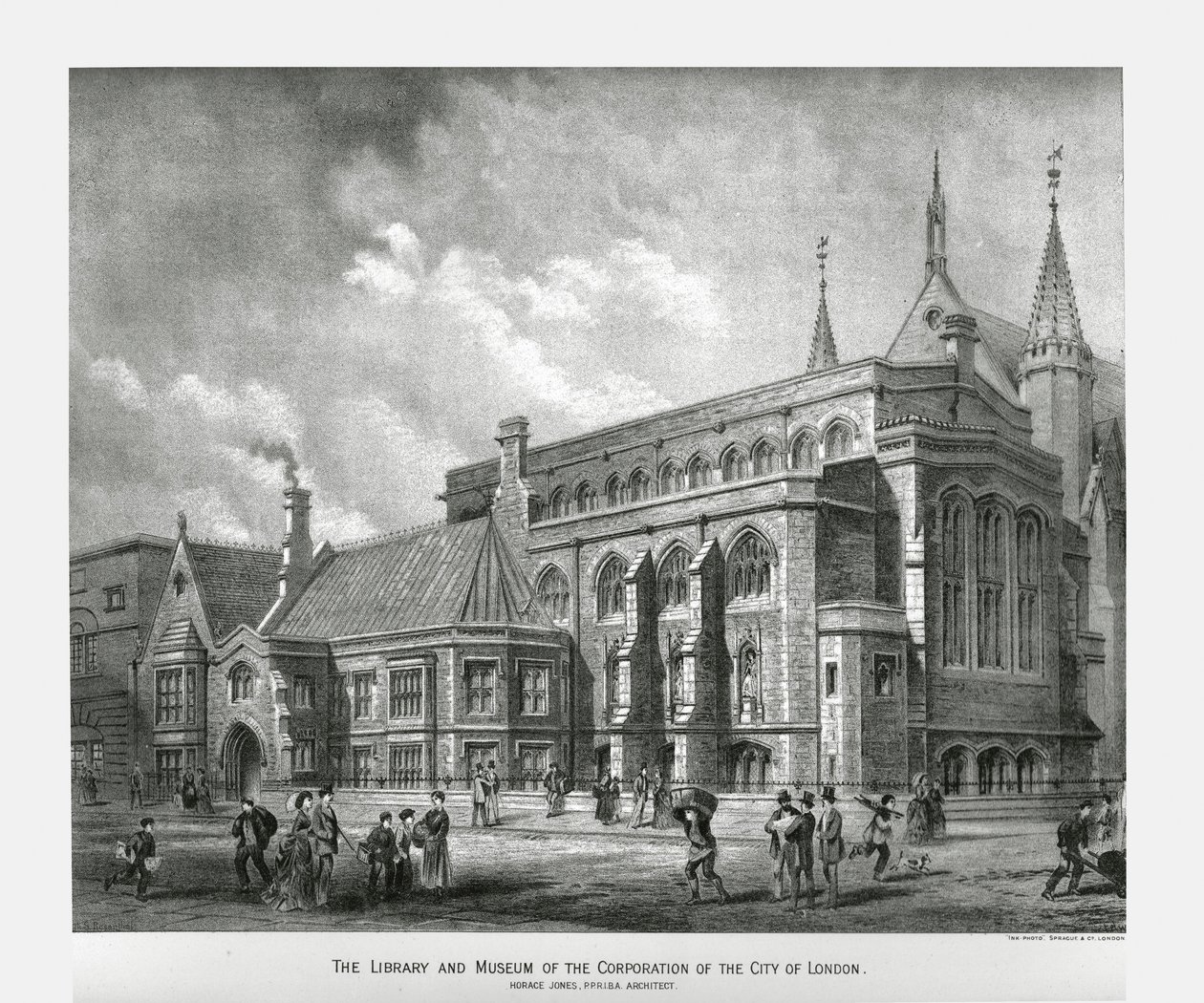 Biblioteca e Museu da Cidade de Londres, 1886 de Unbekannt