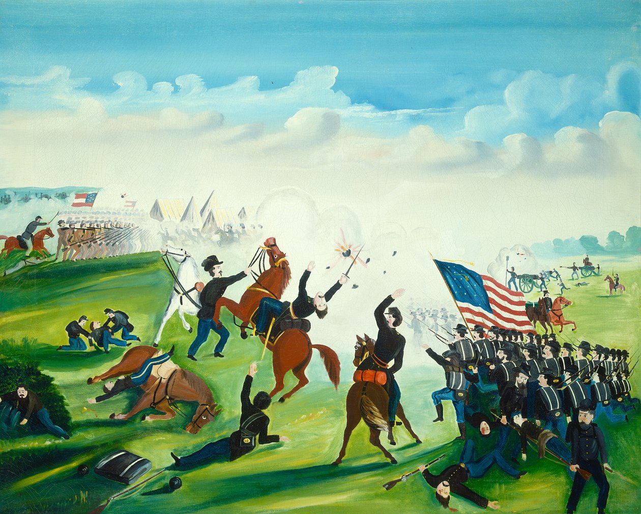 Batalha da Guerra Civil, 1861 ou depois. de Unbekannt