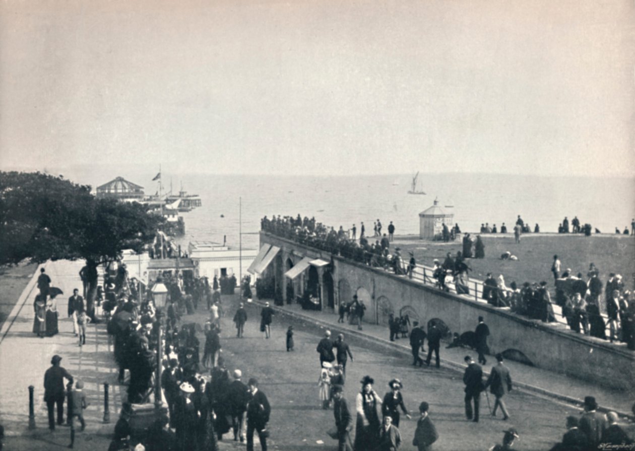 Clacton-On-Sea - A abordagem ao cais, 1895 de Unbekannt