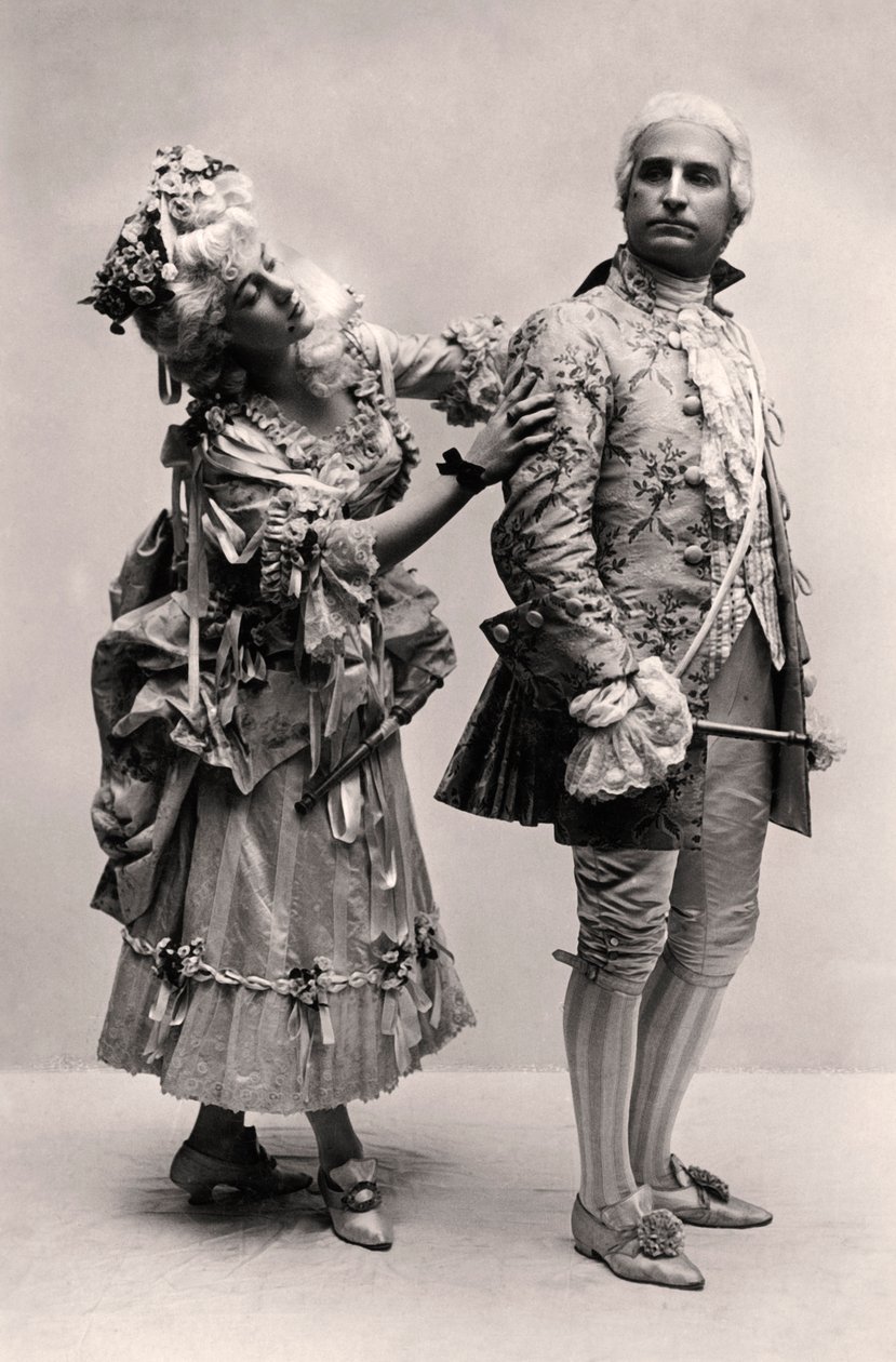 Clara Dow e Henry Lytton em Iolanthe, 1907 de Unbekannt