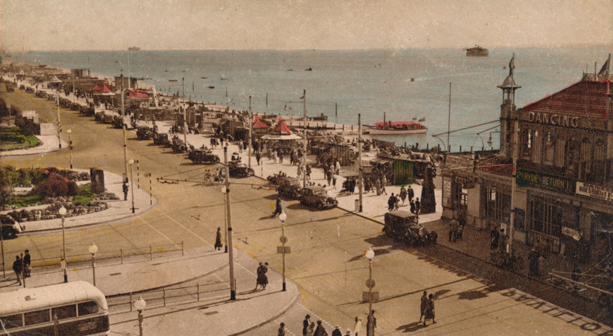 Clarence Esplanade e Pier, Southsea, Hampshire, c1930s de Unbekannt