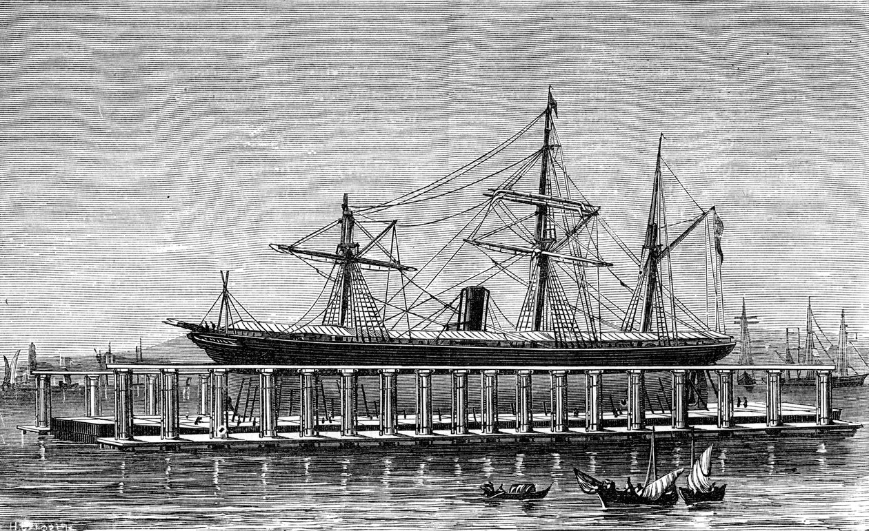 Clarks elevador hidráulico, Bombaim, c1880 de Unbekannt