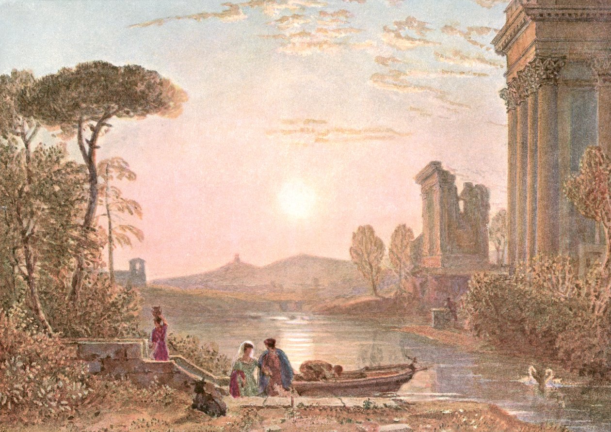 Paisagem clássica, c1900. de Unbekannt