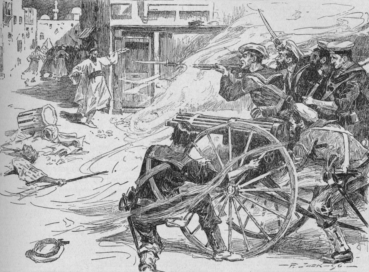 Limpando as ruas de Alexandria, c1896, 1902 de Unbekannt