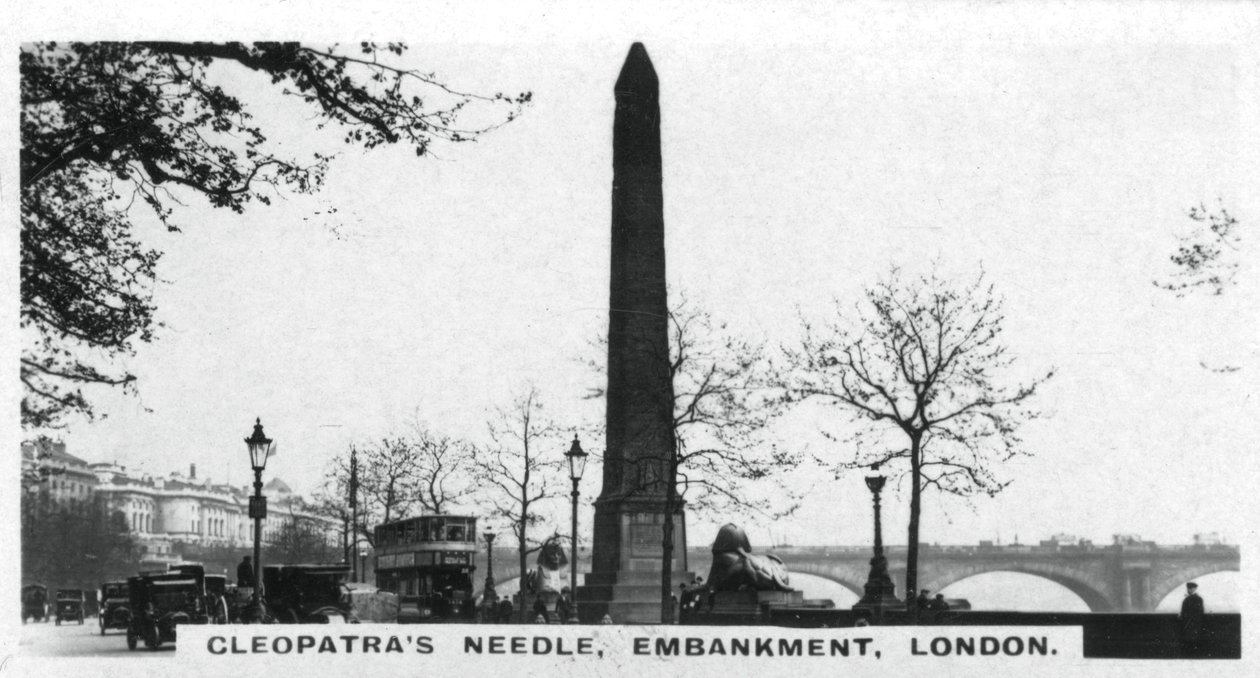 Agulha de Cleópatras, aterro, Londres, c1920s de Unbekannt