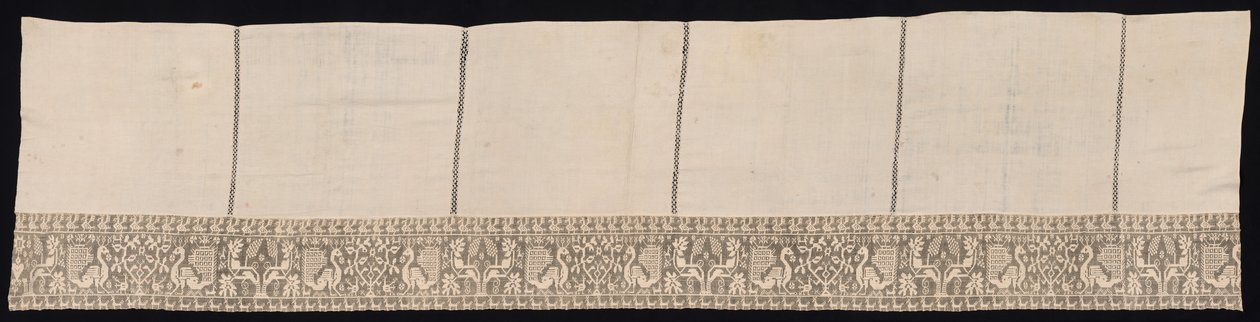 Pano com Borda de Pavões e Vegetação, séculos XVII-XVIII. de Unbekannt