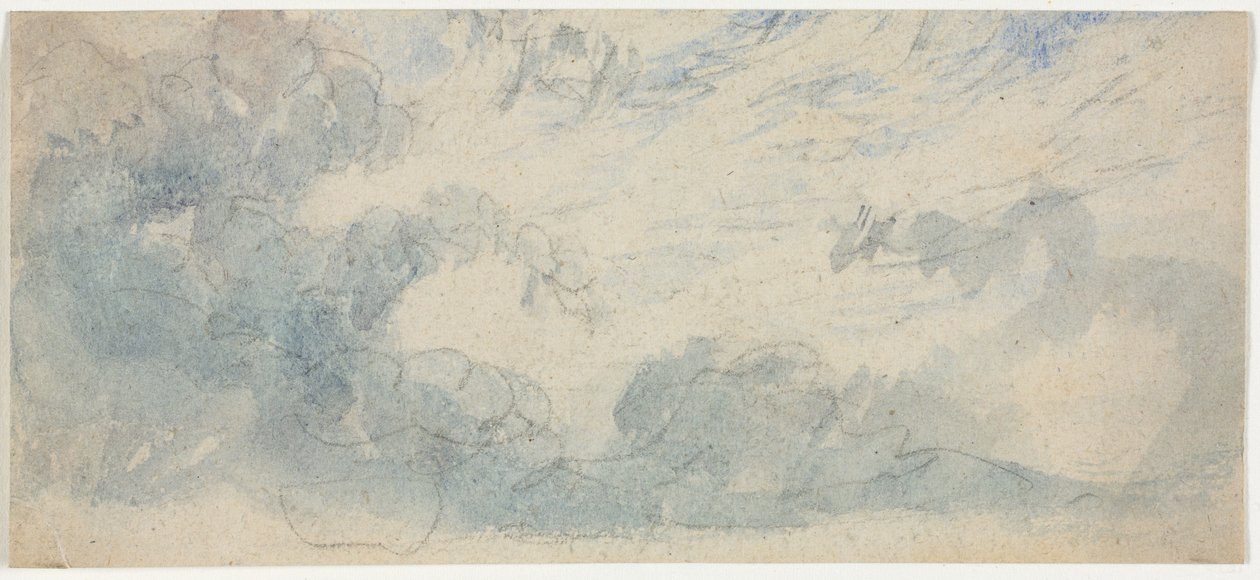 Cloud Study, de 1800. de Unbekannt