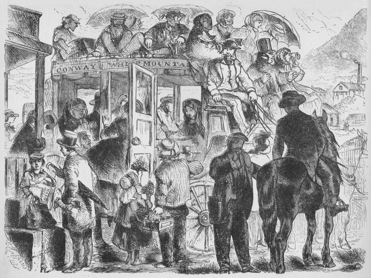Ônibus para resorts e hotéis, c1859, 1938 de Unbekannt
