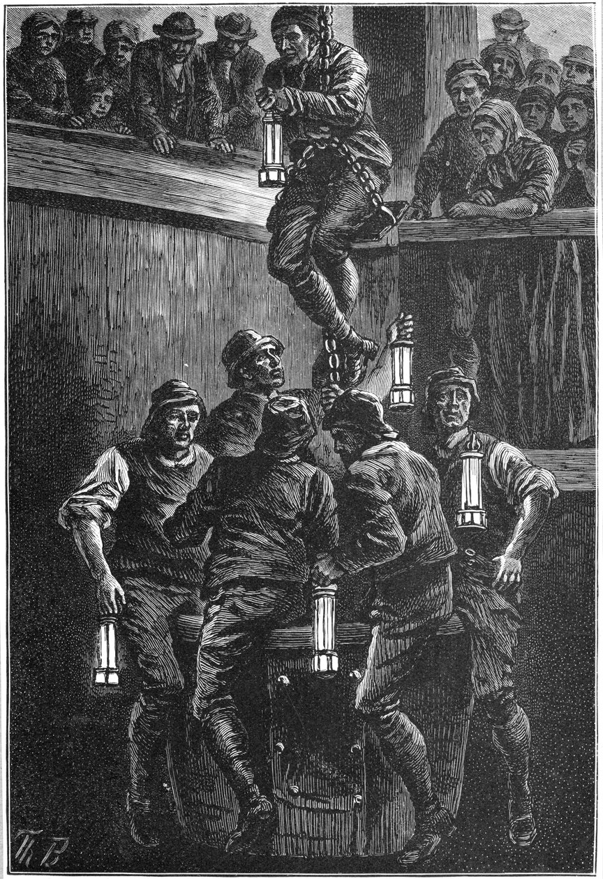 Acidente de mineração de carvão, Seaham Colliery, County Durham, 1880 c1895 de Unbekannt