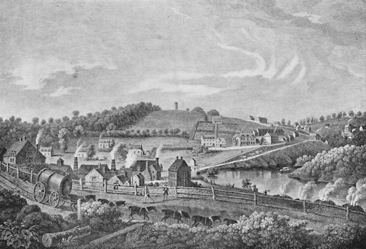 Coalbrookdale em 1758, 1758, 1904 de Unbekannt
