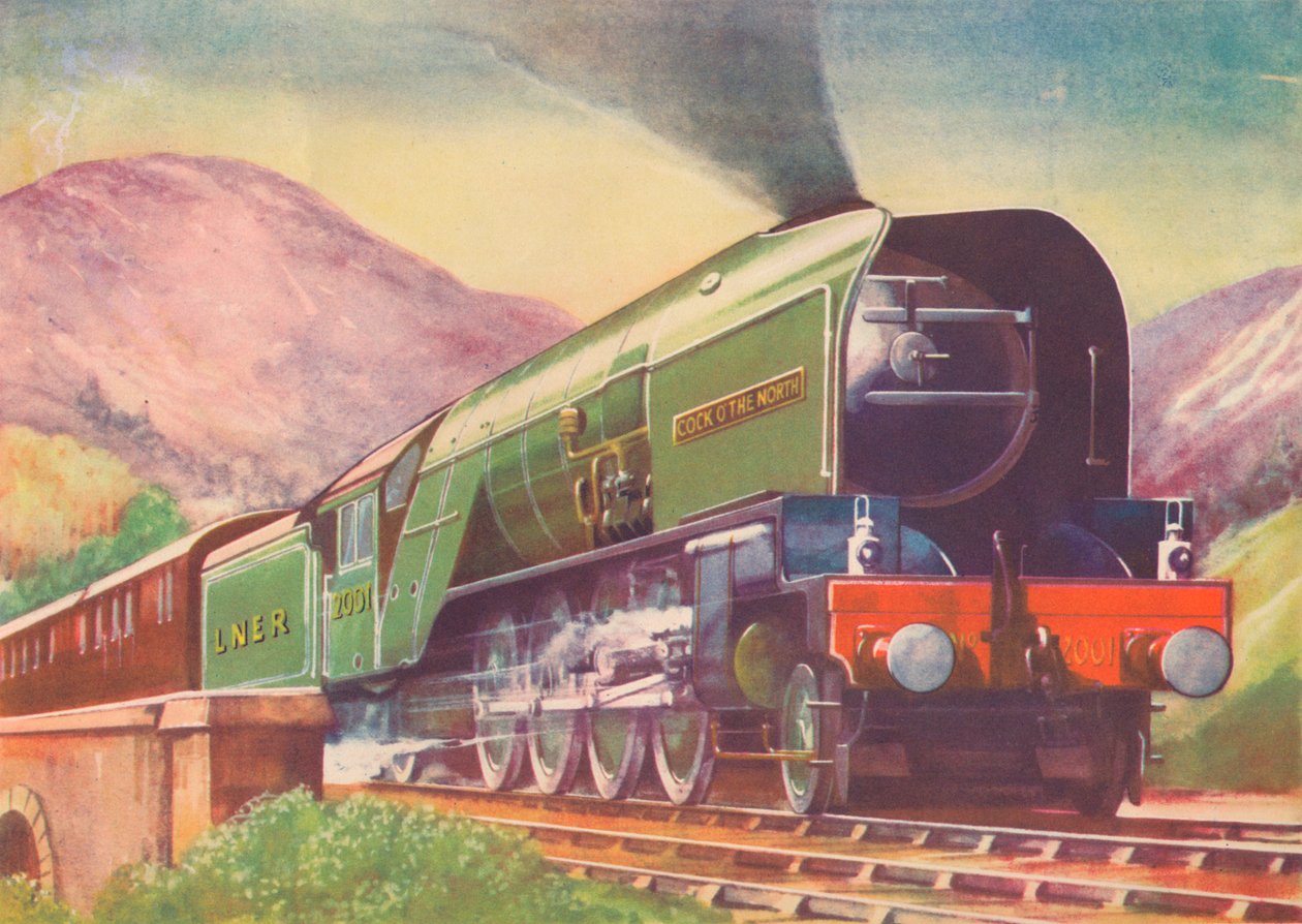 Galo O Locomotiva do Norte, LNER, no Planalto, 1940 de Unbekannt