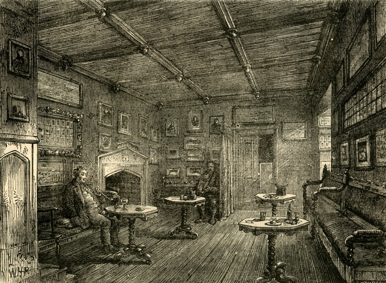 Sala de café em St. Johns Gate, c1872. de Unbekannt