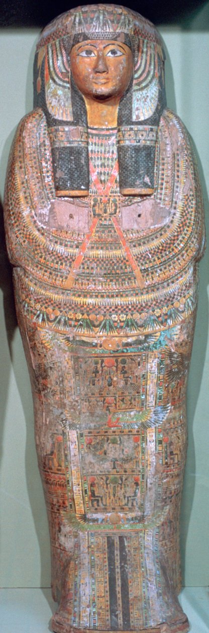 Caixão do antigo sacerdote egípcio Khons-Da-Khred, c1085 aC de Unbekannt