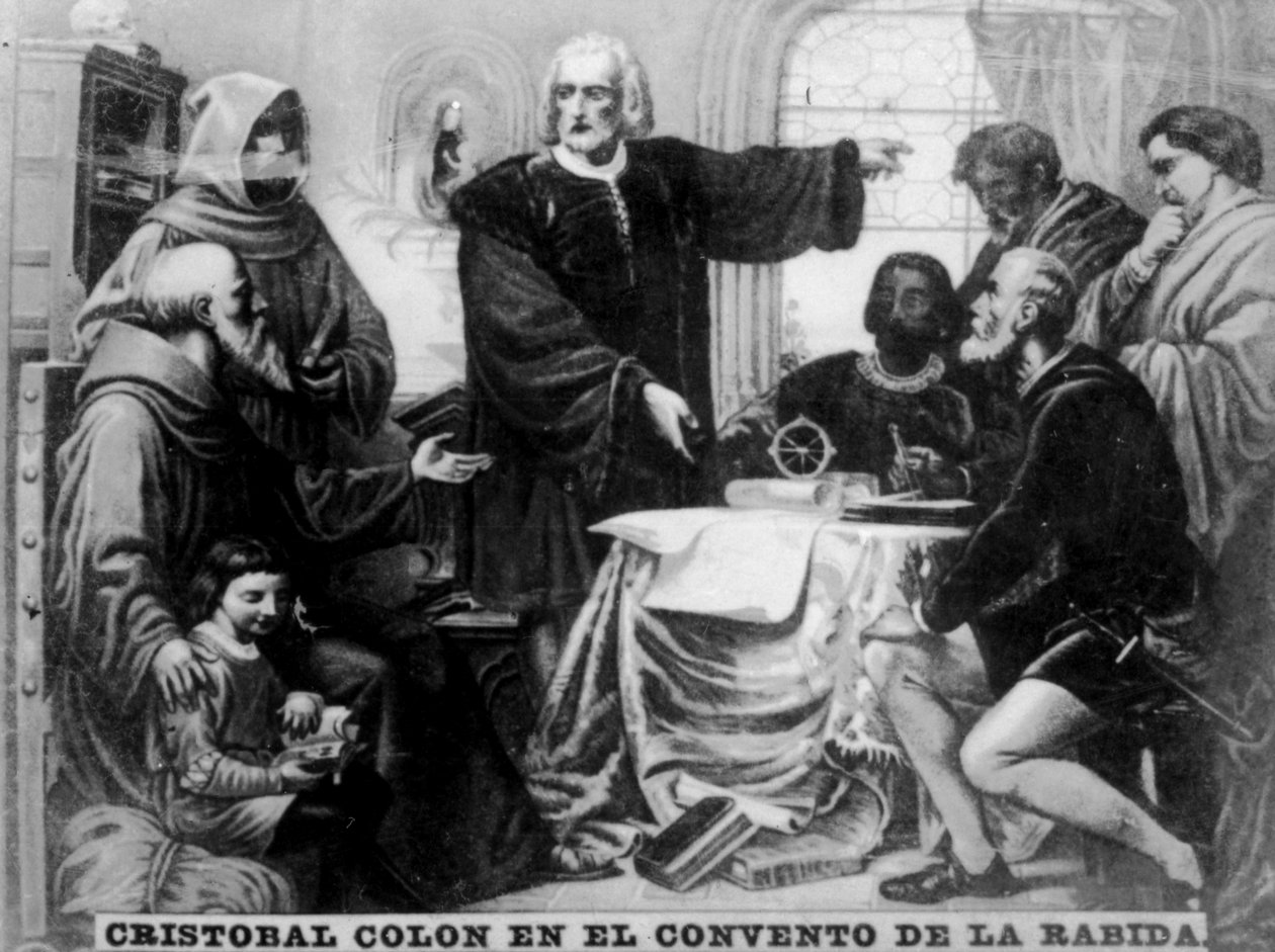 Colombus em Rabida, século XV, década de 1920 de Unbekannt