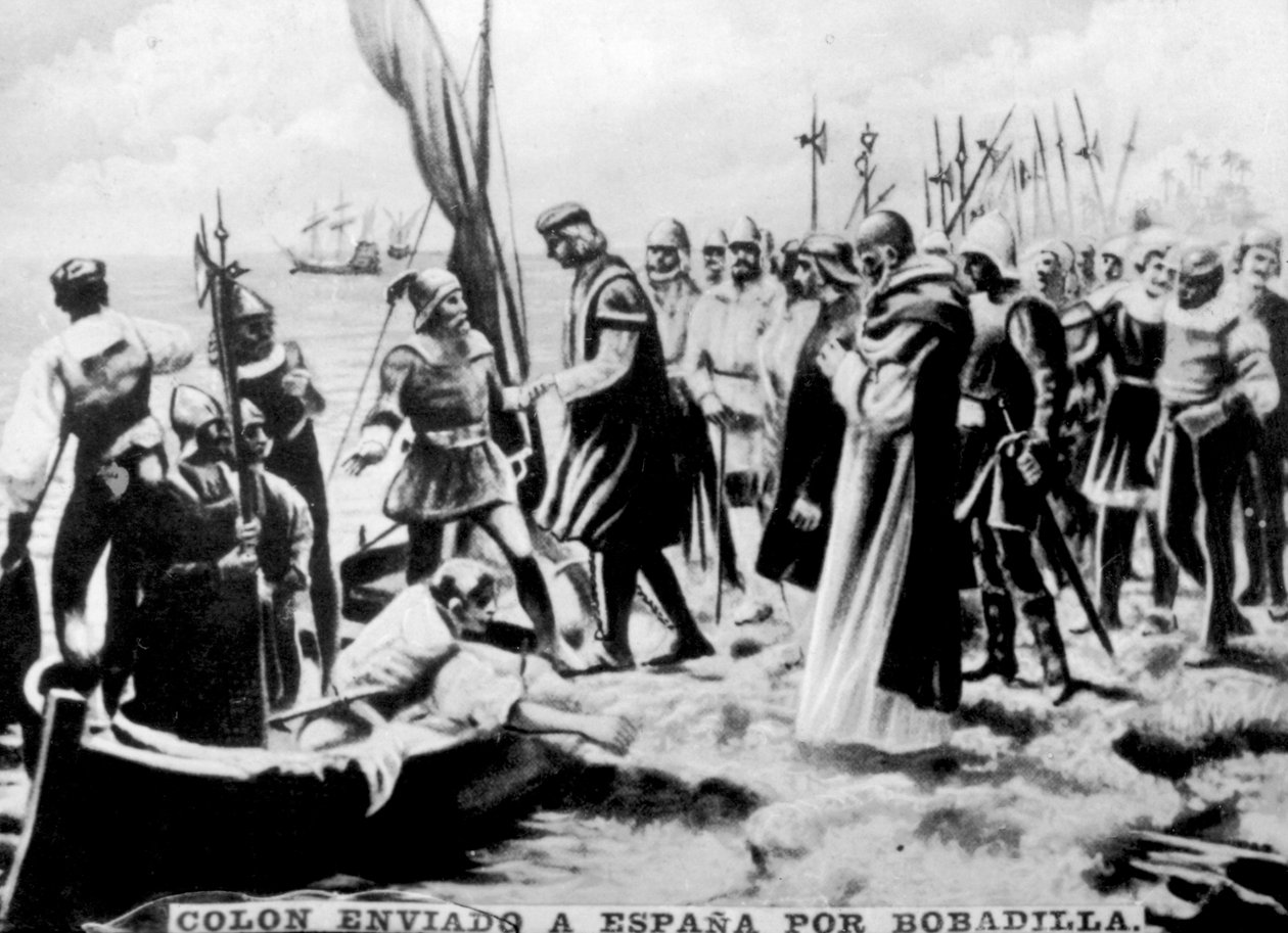 Colombus enviado para a Espanha, século 16, 1920 de Unbekannt