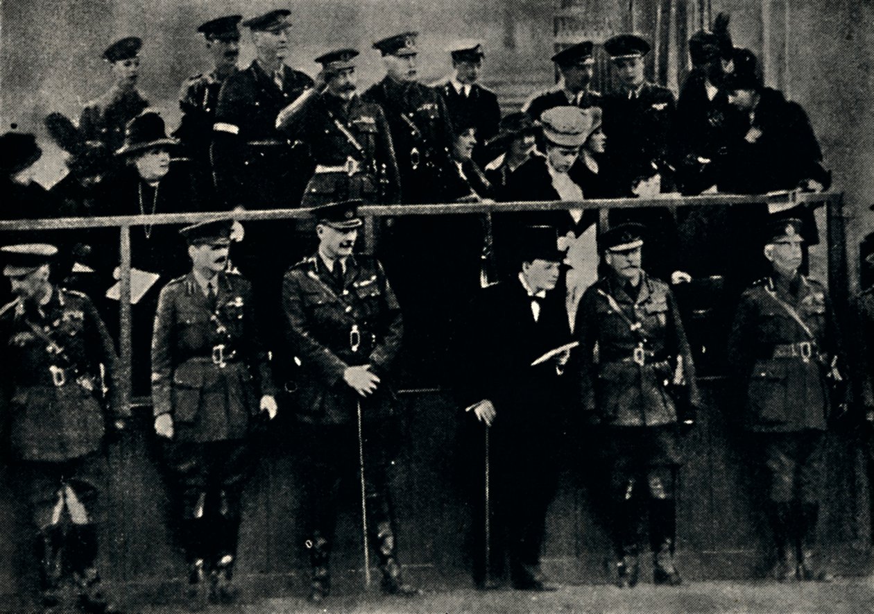 Tropas coloniais marcham por Londres, 1919, 1945. de Unbekannt
