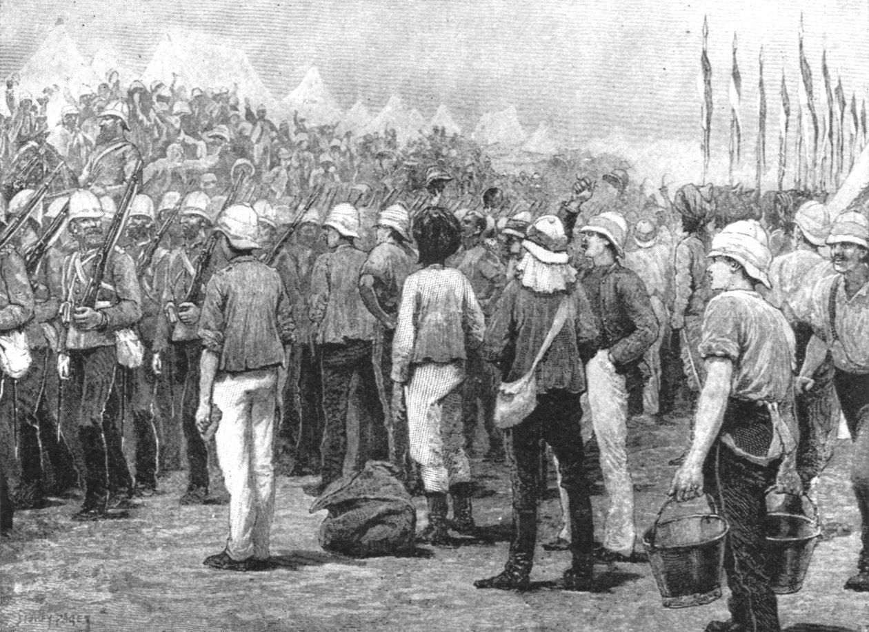 Tropas coloniais na guerra de Soudan, 1883-85: Infantaria de New South Wales ... em Suakim, 1885, 1901. de Unbekannt