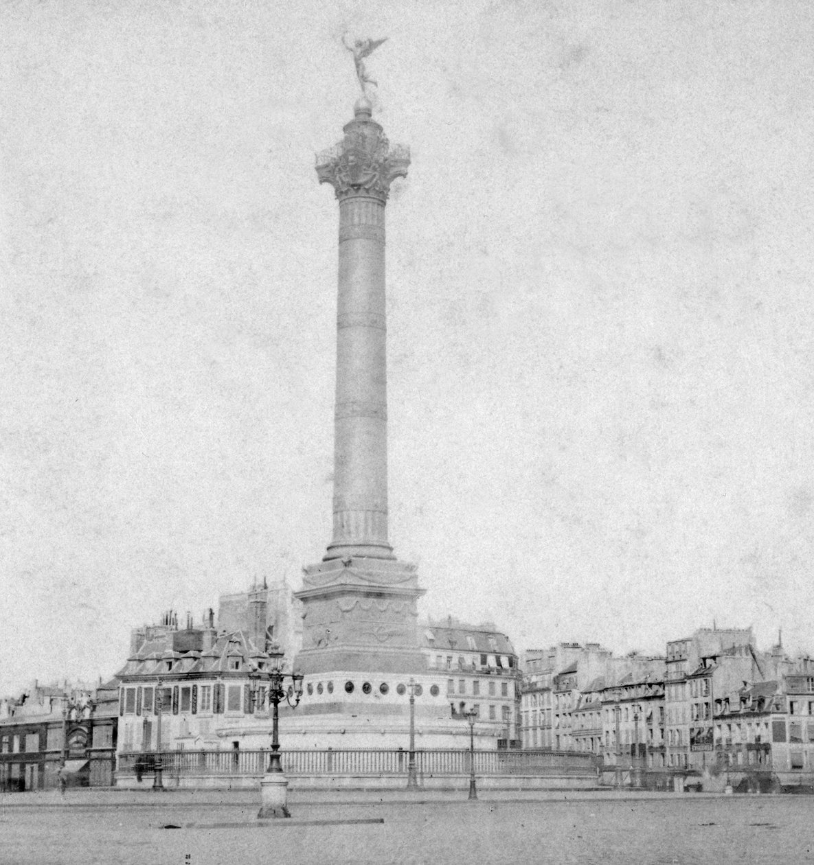 Colonne de Juillet, Praça da Bastilha, Paris, França, final do século XIX ou início do século XX de Unbekannt