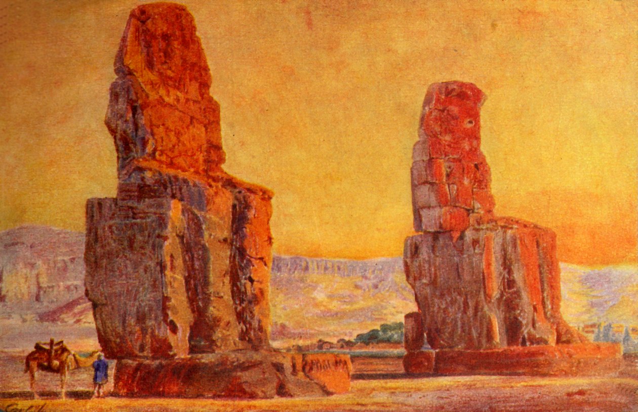 Colossos de Tebas, c1918-c1939. de Unbekannt