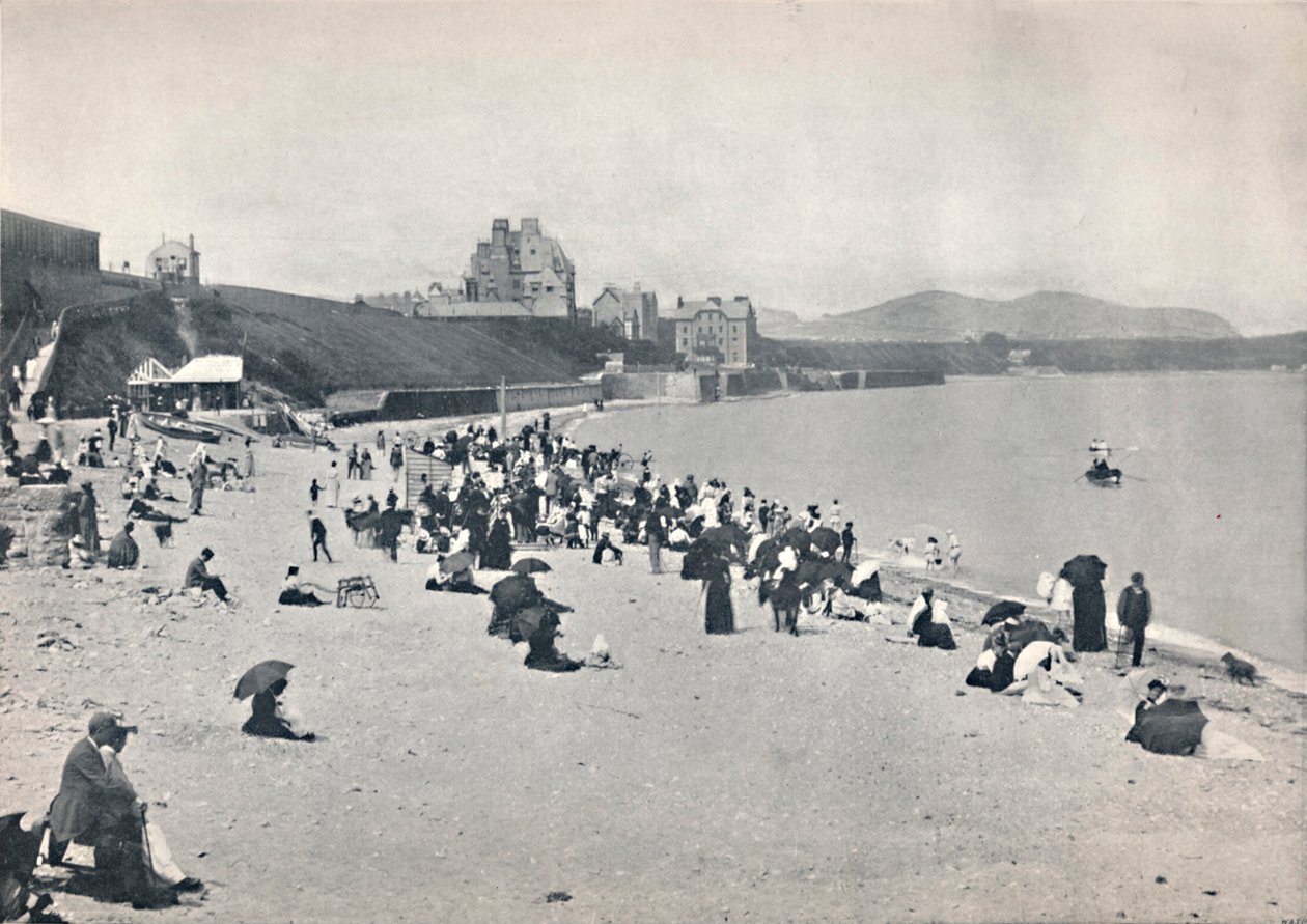 Baía de Colwyn - as areias, 1895 de Unbekannt