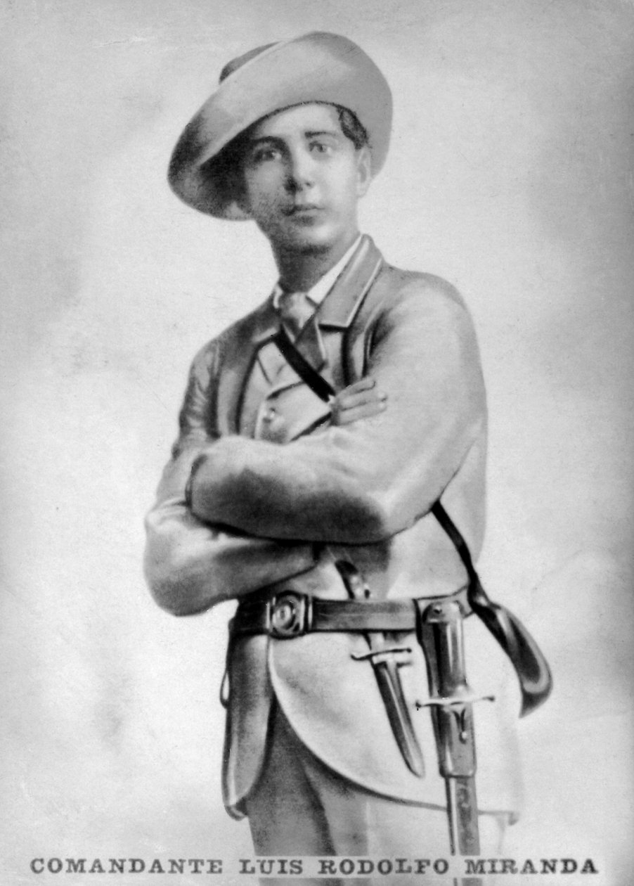 Comandante Luis Rodolfo Miranda, comandante do Exército de Libertação Cubano, c1910 de Unbekannt