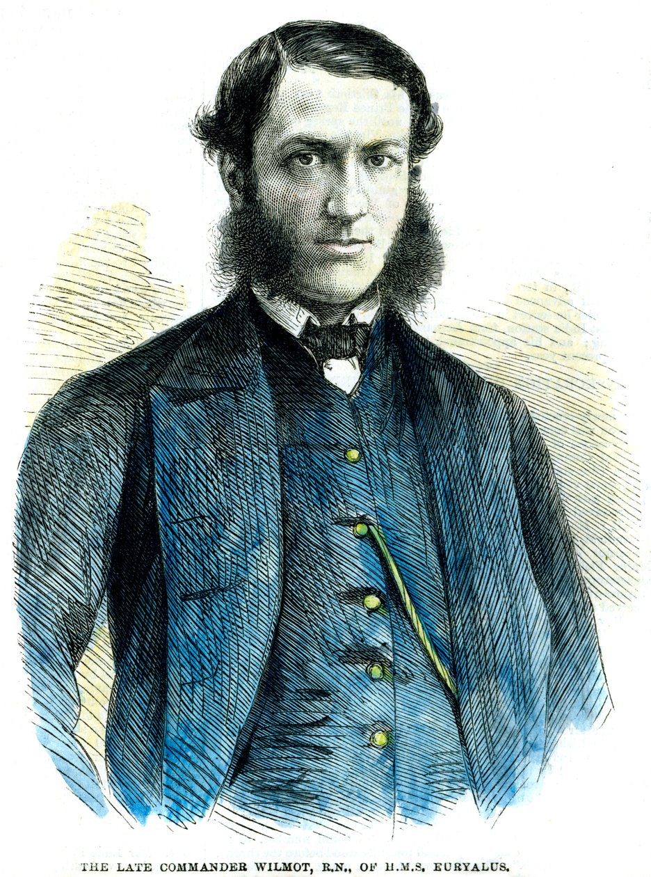 Comandante Wilmot, do HMS Euryalus, 1863 de Unbekannt