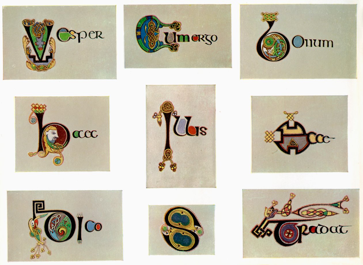 Letras compostas, 800 dC, século XX de Unbekannt