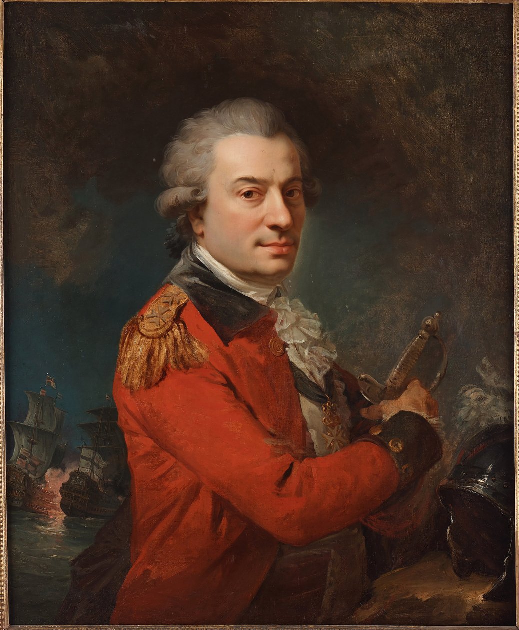 Conde Pierre André de Suffren de Saint-Tropez 1729-1788, meados do séc. de Unbekannt