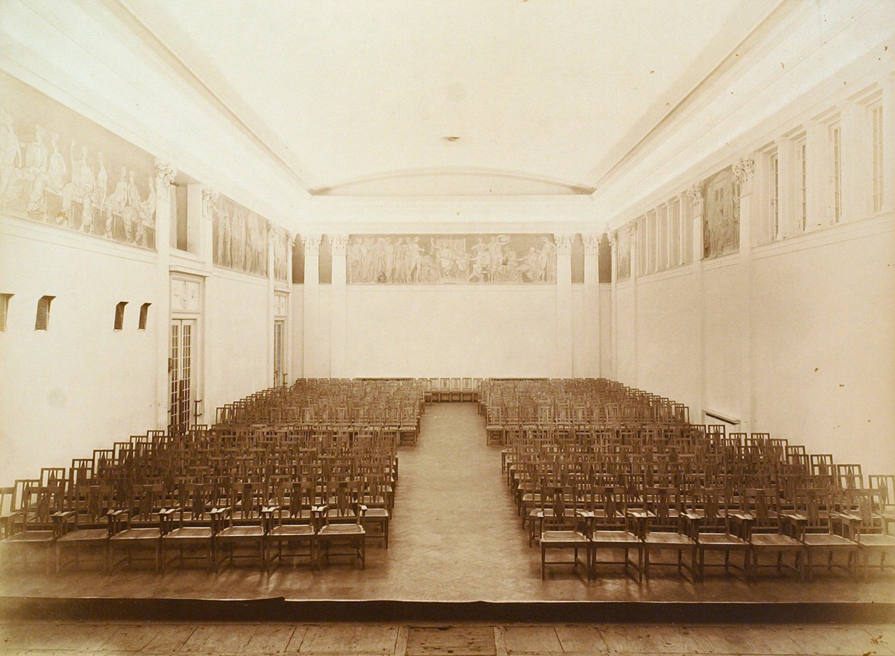 Sala de concertos, Casa da Associação de Literatura e Artes, Rússia, década de 1910 de Unbekannt