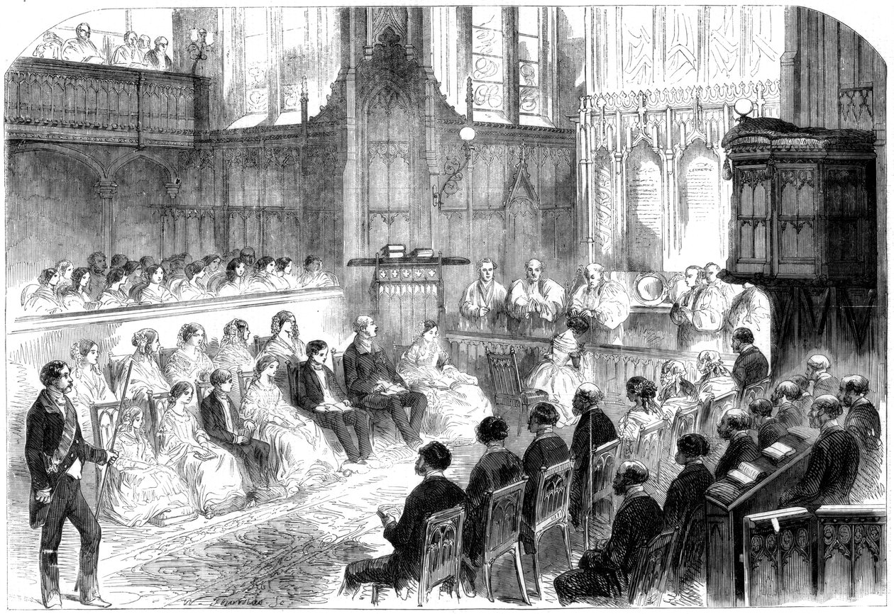 Confirmação da princesa real, Castelo de Windsor, 1856 de Unbekannt