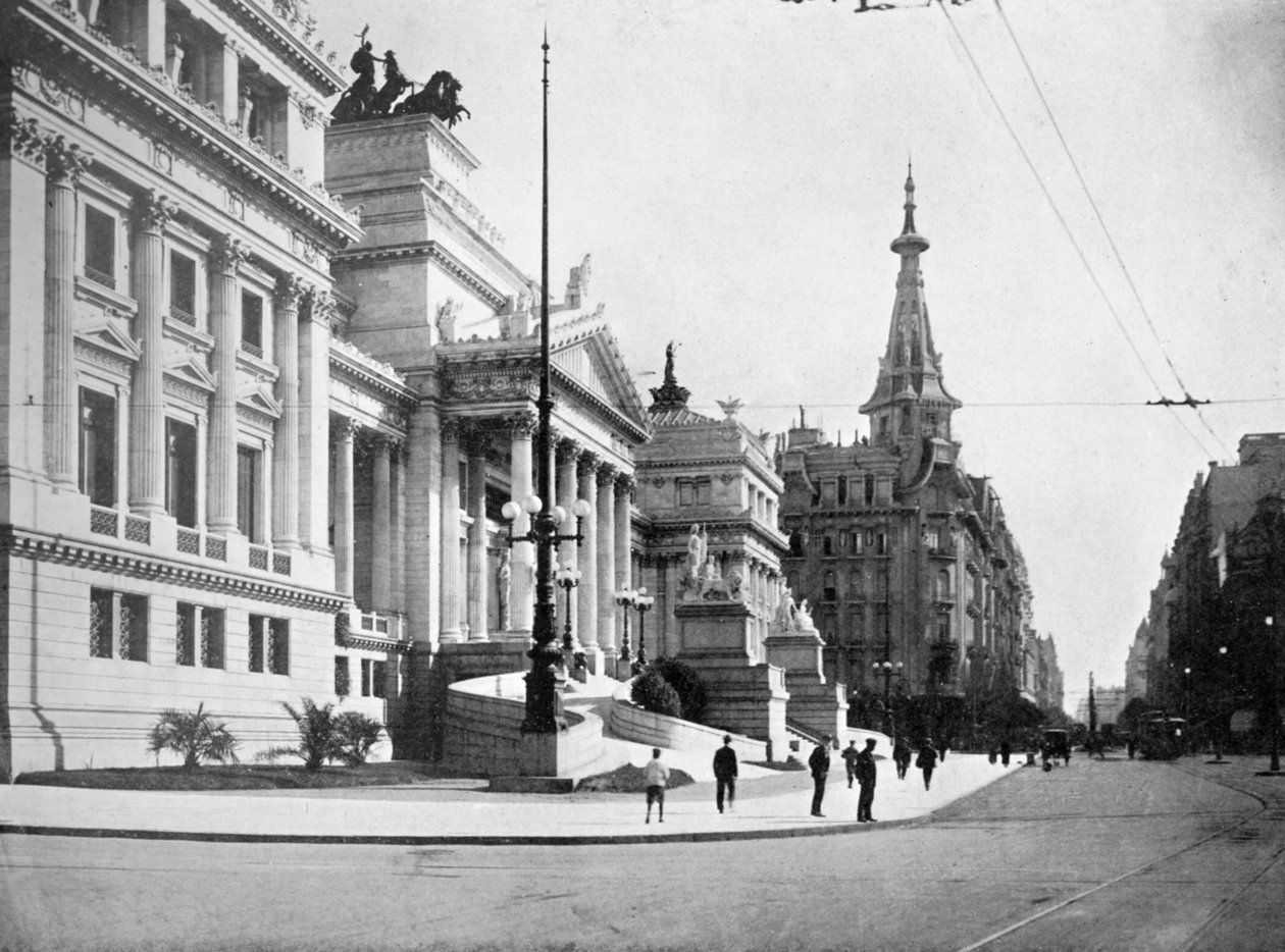 Sala de Congressos e Avenida Callao, Buenos Aires, Argentina de Unbekannt