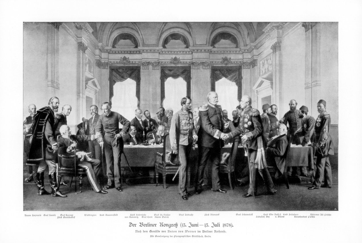 Congresso de Berlim 13 de junho a 13 de julho de 1878, 1900 de Unbekannt