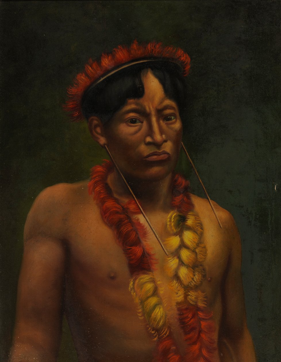 Índio Conibo, c. 1890-1892. de Unbekannt