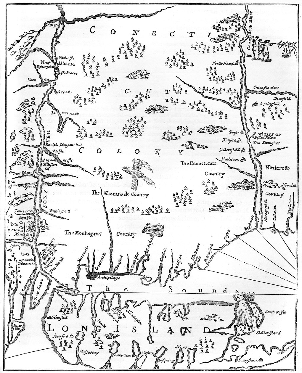 Connecticut, século XVII c1880 de Unbekannt