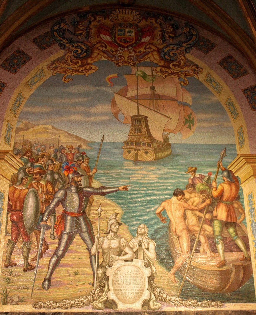 Conquista do Peru por Francisco Pizarro de Unbekannt