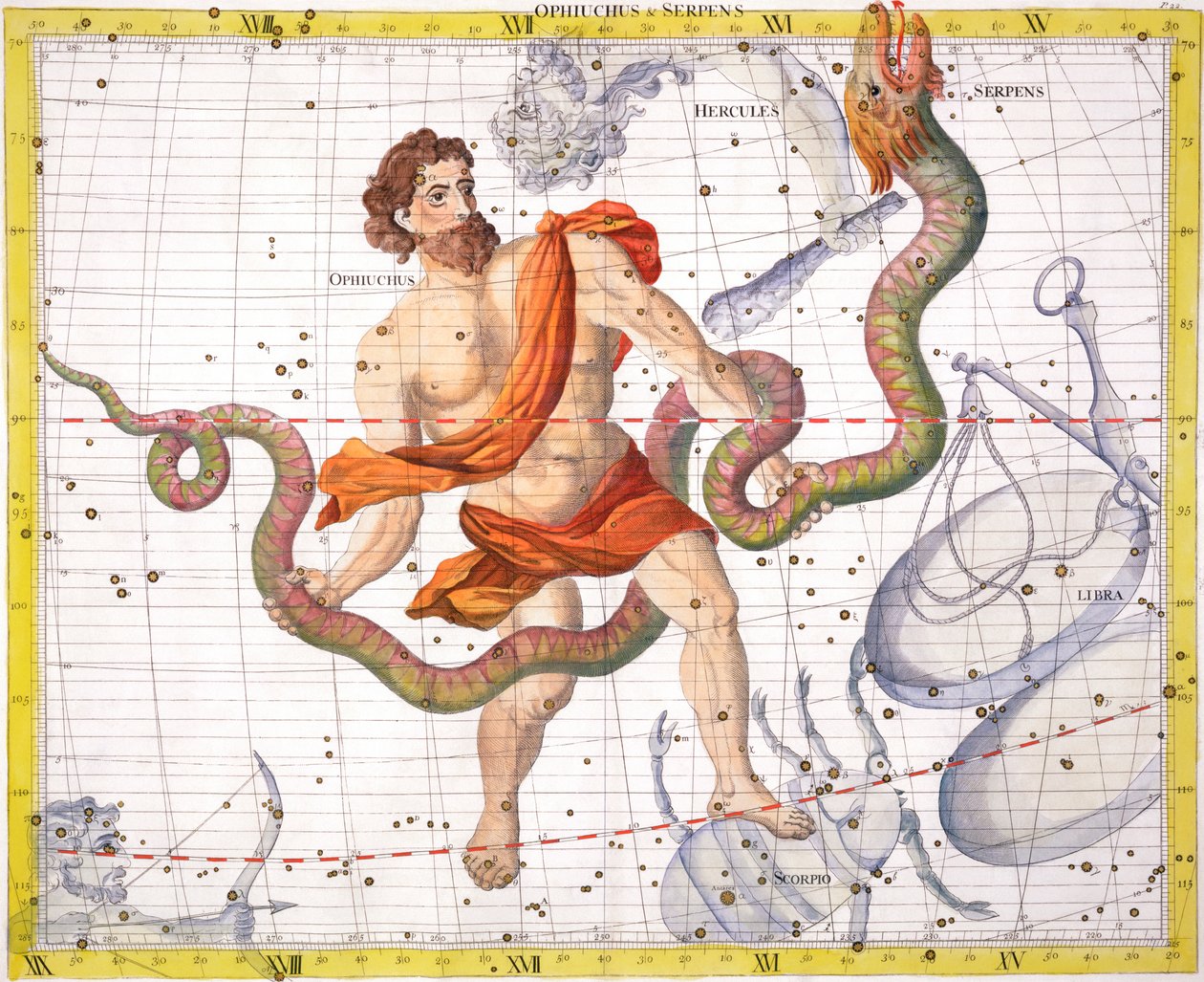 Constelação de Ophiucus, de Unbekannt