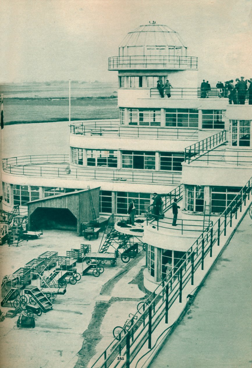 Torre de controle no aeroporto Le Bourget, Paris, c1936 c1937 de Unbekannt