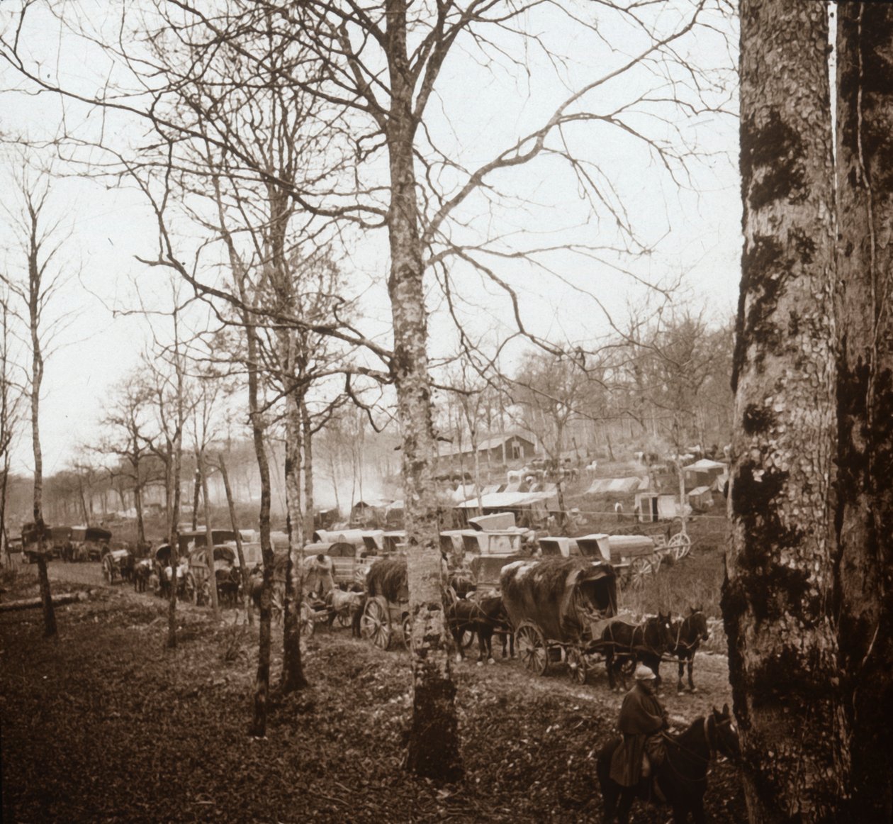 Comboio, Somme, norte da França, c1914-c1918 de Unbekannt