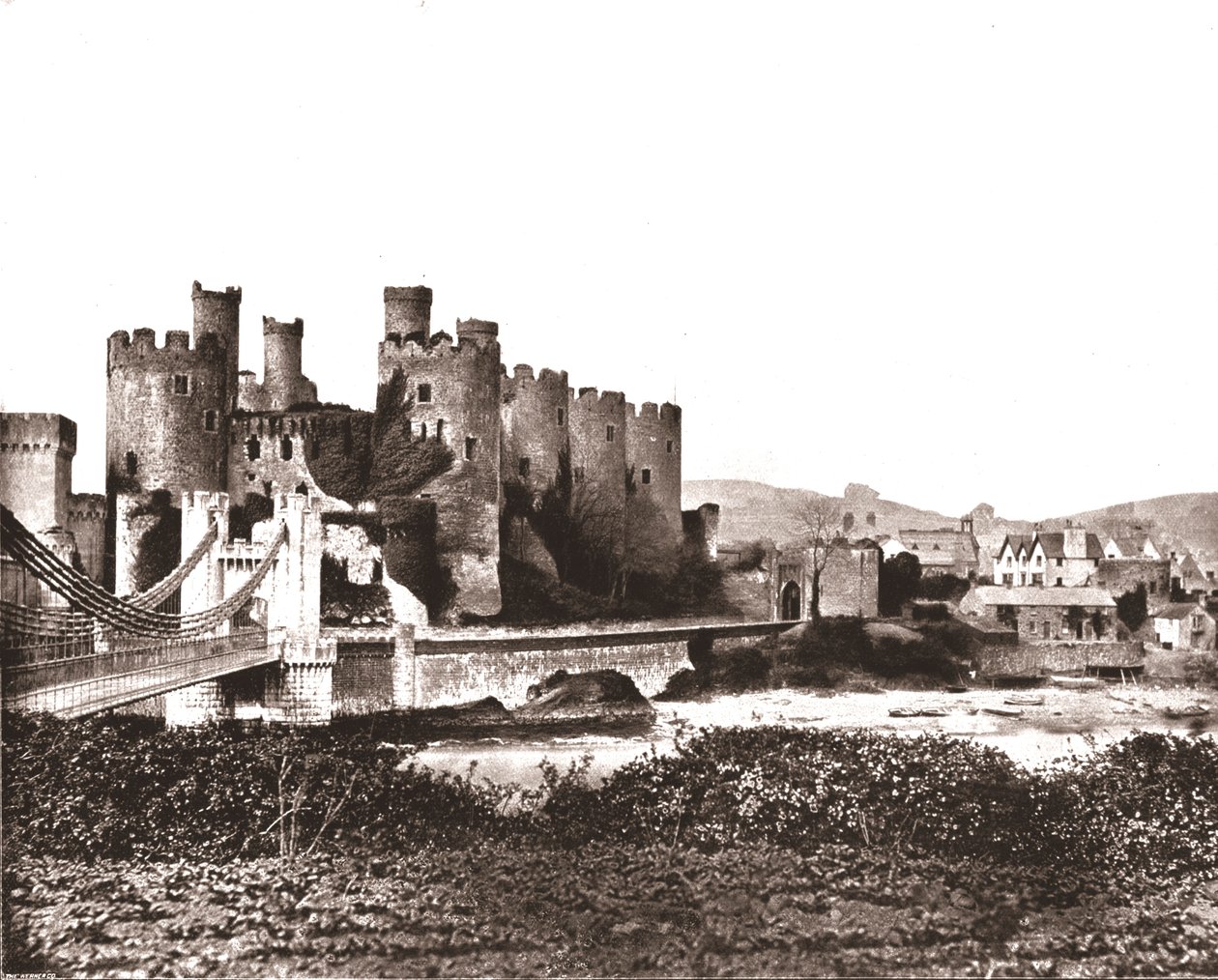 Castelo de Conway, Gales do Norte, 1894. de Unbekannt