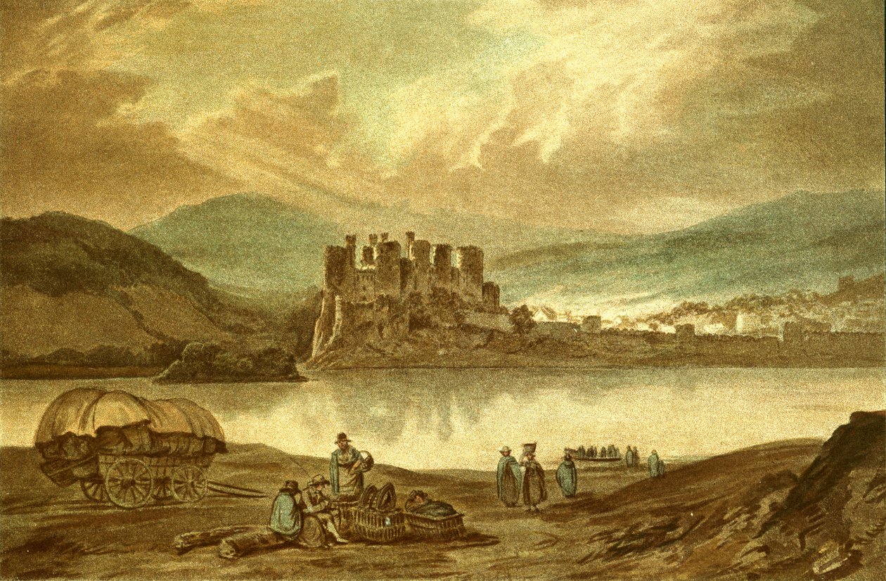 Castelo de Conway, c1900. de Unbekannt