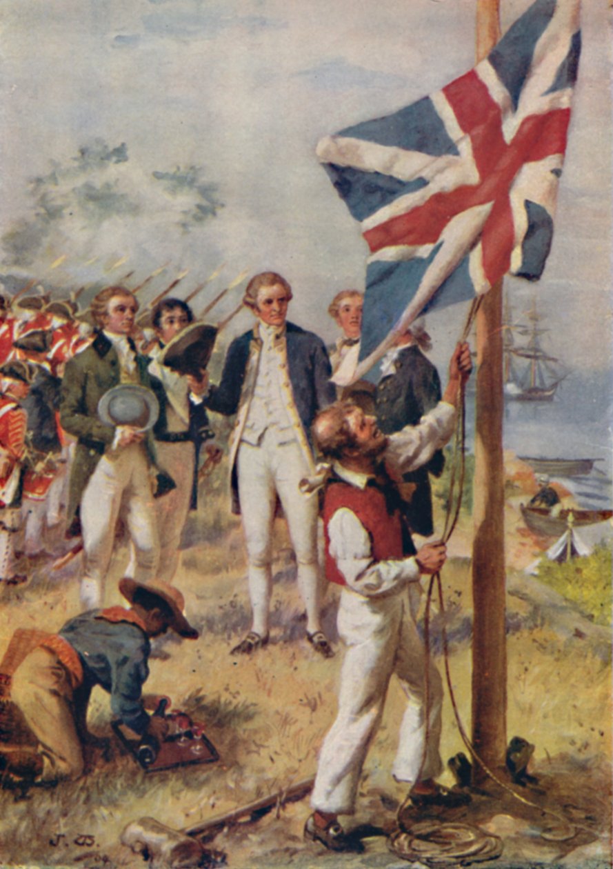 Cook Taking Possession of Australia, 1923. de Unbekannt