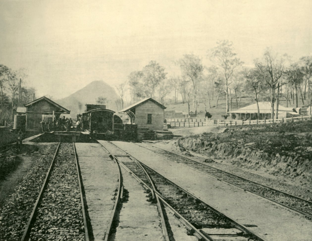 Estação Ferroviária de Cooran, Queensland, 1901. de Unbekannt