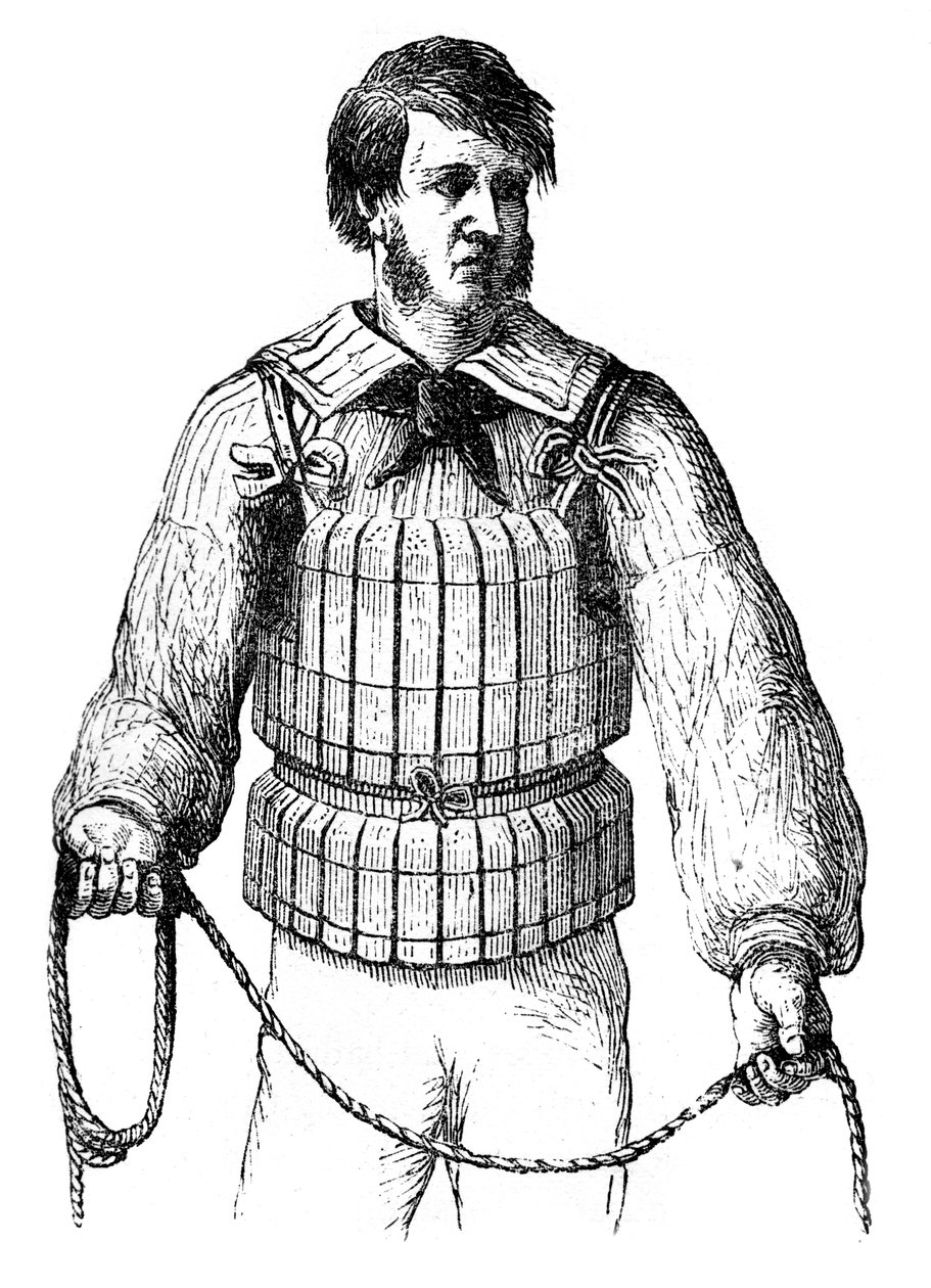 Cinto de cintura em cortiça, 1866 de Unbekannt