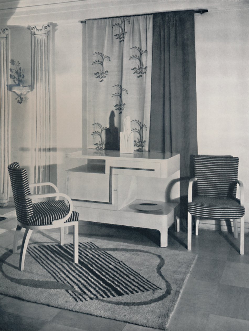 Canto de uma sala projetada por Hayes Marshall para Fortnum & Mason Ltd., Londres, 1936 de Unbekannt