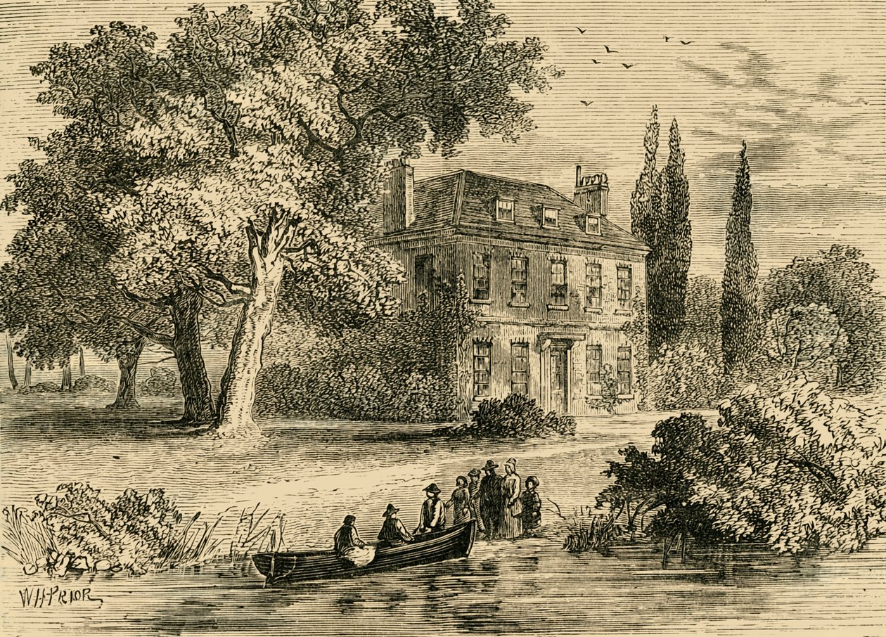 Corney House, em 1760, c1878. de Unbekannt