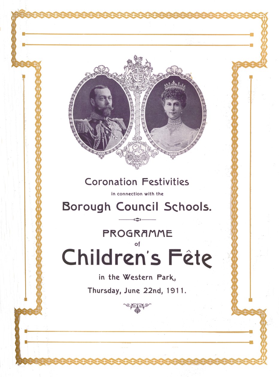 Festas de coroação em conexão com as escolas do conselho da cidade, 1911, 1917. de Unbekannt