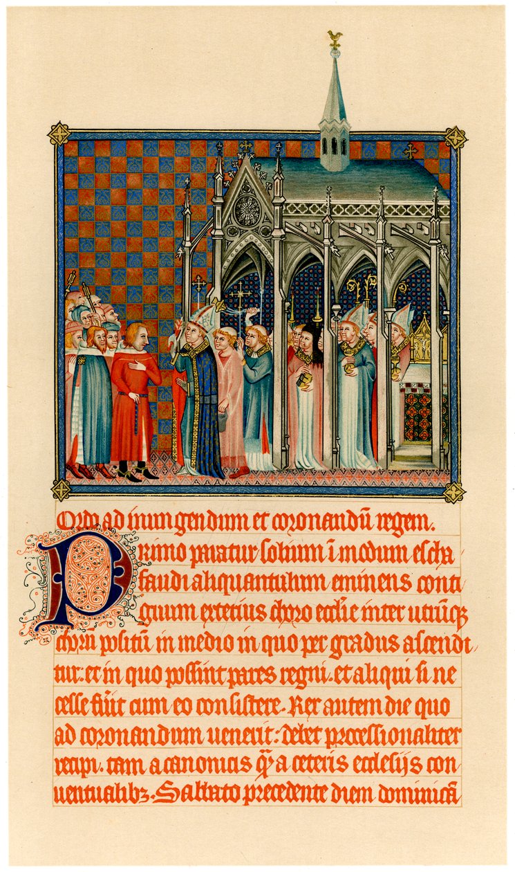 Coroação de Carlos V, c1365 de Unbekannt