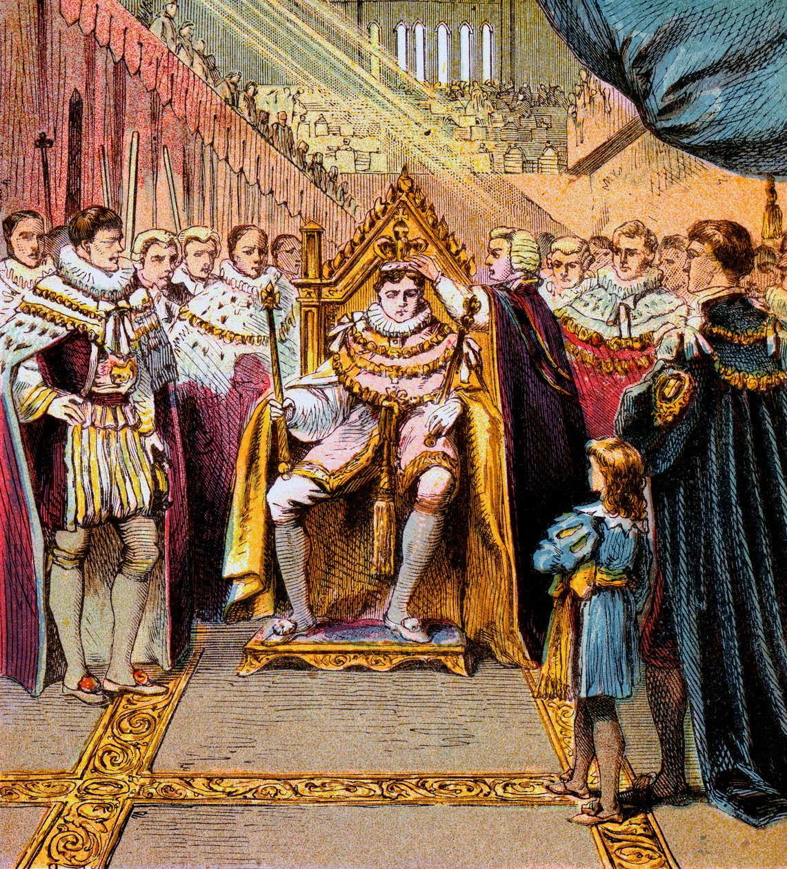 Coroação de George IV, 1820, c1850s de Unbekannt