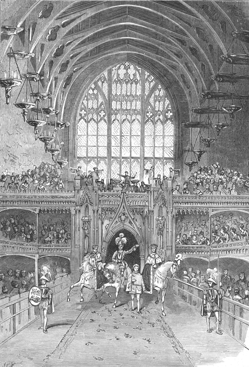 Coroação de George IV em Westminster Hall, 1897. de Unbekannt